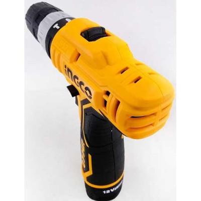 Máy khoan pin 3 chức năng có búa INGCO CIDLI1232 dùng pin 12V.
