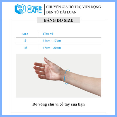 Đai Nẹp Cố Định Ngón Tay Cái Grace Care WS223 – Cố Định, Giảm Đau, Chấn Thương Tay (Dùng Được 2 Tay)