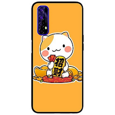 Ốp lưng dành cho Realme 7 mẫu Mèo Và Thỏi Vàng