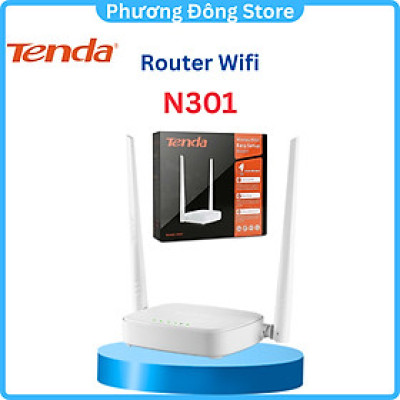 Bộ Phát Wifi Tenda N301 Chuẩn N Tốc Độ 300Mbps - Hàng chính hãng