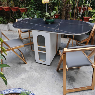 Bộ bàn ăn thông minh Juno Sofa gấp gọn tiện dụng giá tận xưởng