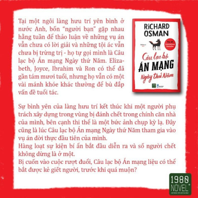 Sách  Câu lạc bộ án mạng ngày thứ Năm - BẢN QUYỀN