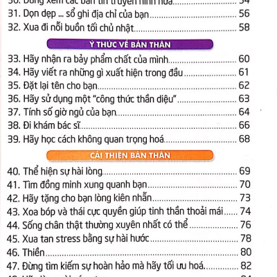 50 quy tắc vàng - Không stress