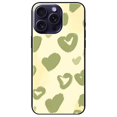 Ốp lưng dành cho Iphone 15 - Iphone 15 Plus - Iphone 15 Pro - Iphone 15 Pro Max - Tim Nền Xanh - Hàng Chính Hãng