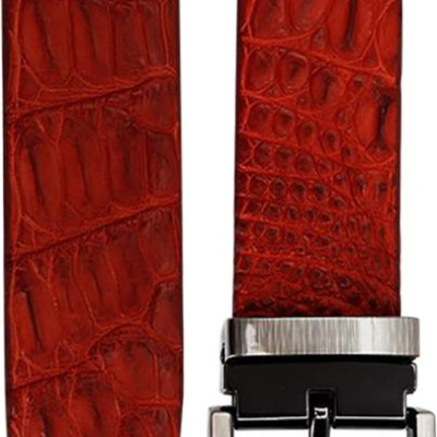 Thắt Lưng Nam Da Cá Sấu Gai Đuôi Đầu Kim Huy Hoàng HT4735 - Nâu Đỏ