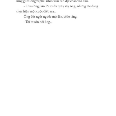 Bản Thú Tội Dang Dở