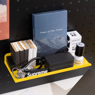 Hộp bút + khay đựng + kệ L ngắn + kệ L Dài + kệ tam giác Dola Home để vật dụng cần thiết - Phụ kiện bảng Pegboard