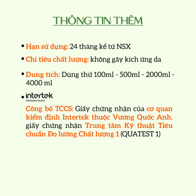 Nước rửa chén hữu cơ Bồ hòn Ecocare tinh dầu Quế 4000ml