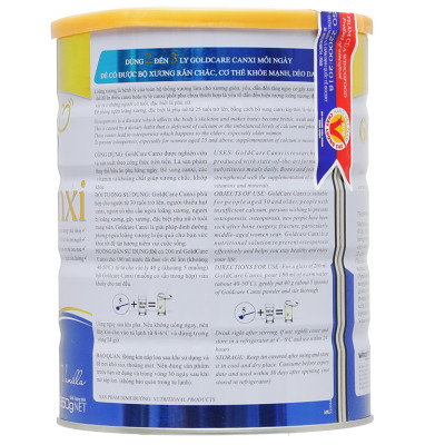 Sữa bột Wincofood GoldCare Canxi: dinh dưỡng ít béo ngừa tiểu đường, bổ sung canxi giúp xương chắc khỏe, MUFA, PUFA tốt cho tim mạch, phù hợp cho người từ 30 tuổi trở lên.