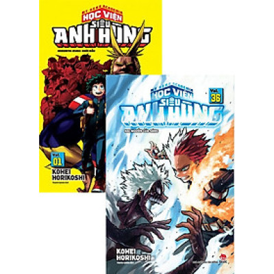 Sách - Học viện siêu anh hùng (combo 36 tập, tập 1-30 tái bản, tập 31-36 bản in đầu)