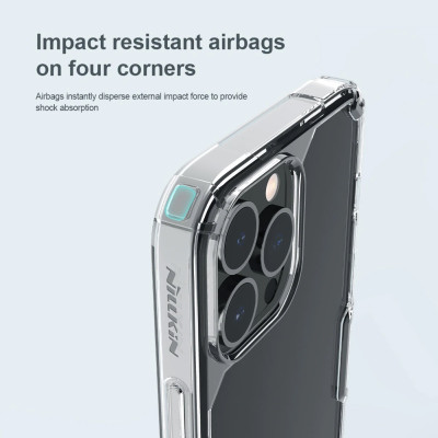 Ốp lưng dành cho  iPhone 14 Pro Max Nillkin trong suôt- hàng chính hãng