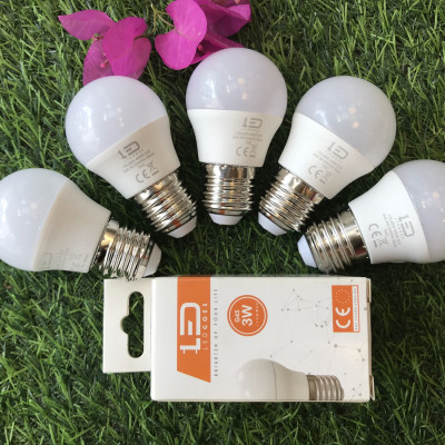 COMBO 5 Bóng đèn LED bulb tròn LEDGOES 3W