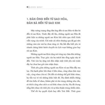 Sách Đàn Ông Sao Hoả Đàn Bà sao Kim 