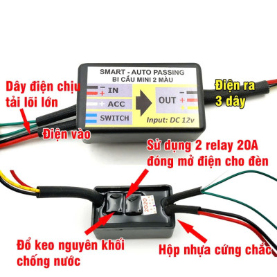 Tặng Công Tắc – Mạch Auto Pasing 10 Chế Độ Thông Minh Cho Các Loại Đèn Trợ Sáng!