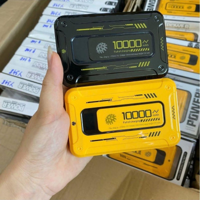 Sạc dự phòng POWER 10000 mAh, tích hợp 3 cổng sạc, PD 22.5W,nhỏ gọn - tiện lợi, BH 12 tháng