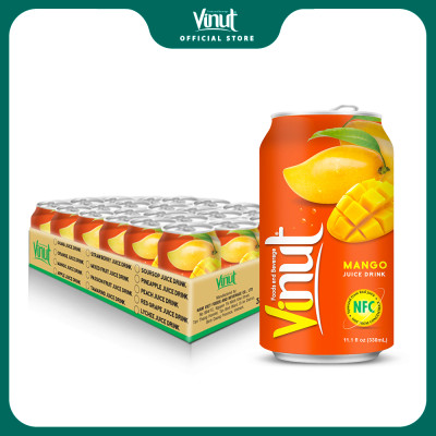 Khay 24 Lon Nước Ép Xoài Vinut 330ml