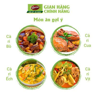 Combo 5 gói Gia Vị Cà Ri Barona 80g ướp ngon chuẩn vị không cần nêm nếm