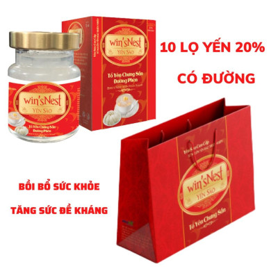 Combo 10 lọ Yến sào cao cấp win