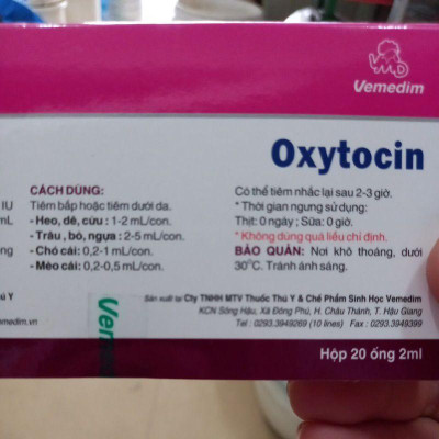 vemedim oxytocin (combo giá sĩ 1 hộp 20 ống)