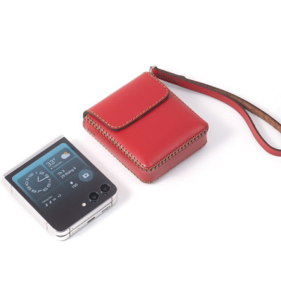 Ví da cho Samsung Galaxy Z Flip 5 hiệu Khacten.com - Hàng chính hãng