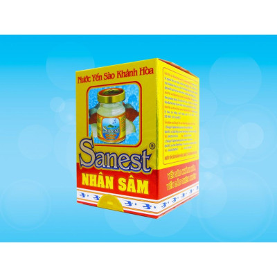 Nước Yến sào Khánh Hòa Sanest Fucoidan Nhân sâm đóng lọ 70ml - 700- 21%