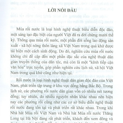 Bảo Tồn Và Phát Huy Giá Trị Rối Nước Dân Gian Tại Cộng Đồng (Qua Nghiên Cứu Các Phường Rối Nước Dân Gian Ở Đồng Bằng Bắc Bộ)
