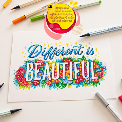 Hộp 10 cây bút lông màu STABILO Pen 68 brush (PN68BR/10) - Nâu (45)