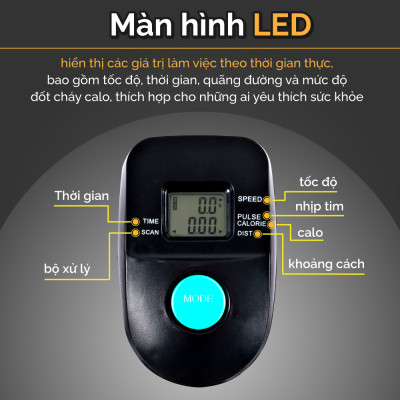 BG Xe đạp tập tại nhà thể dục 8701 / 8703 kết hợp tay chân - giúp rèn luyện sức khỏe hiệu quả