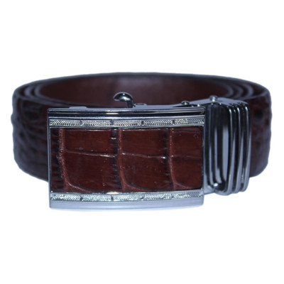 Thắt lưng nam da cá sấu Huy Hoàng 3,5P màu đen, nâu đất HJ4856-57-58-59 