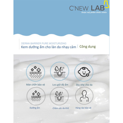 Kem Dưỡng Da Cấp Ẩm Derma Barrier Pure Moisturizing Cream C