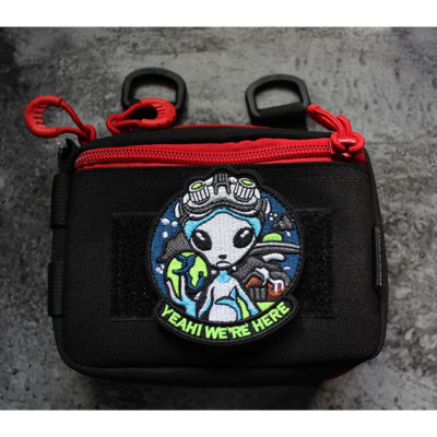 Patch_velcro người ngoài hành tinh dán quần áo_ba lô túi xách