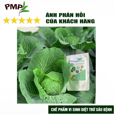 Combo chế phẩm vi sinh trừ bệnh, trừ sâu PMP cho rau sạch, hoa, cây cảnh (Biomic & Killpa)