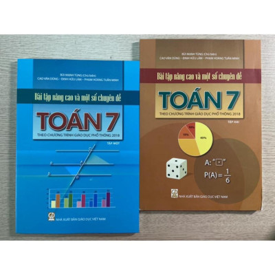 Sách - Combo Bài tập nâng cao và một số chuyên đề Toán 7 - ( Tập 1 + Tập 2 )