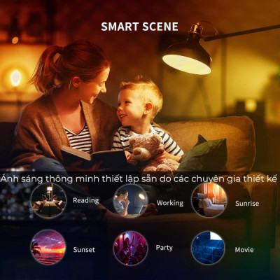 Bóng đèn Led thông minh Yeelight Bulb W4 Lite 9W-RGB 16 triệu màu - Hỗ trợ Homekit, Razer Chroma