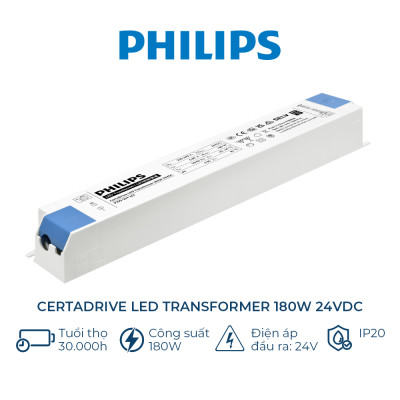 Nguồn LED dây Philips Economic LED Transformer - Công suất (30W,60W,120W,180W)