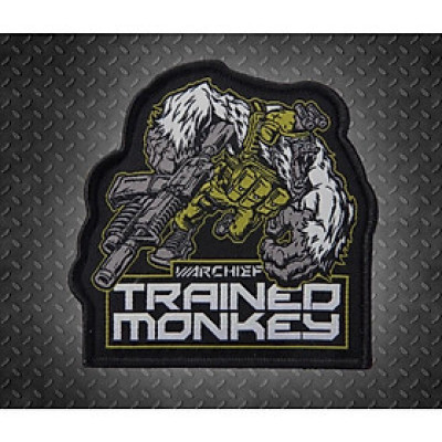 Patch_velcro chiến thuật TRAINED MONKEY_Warchief