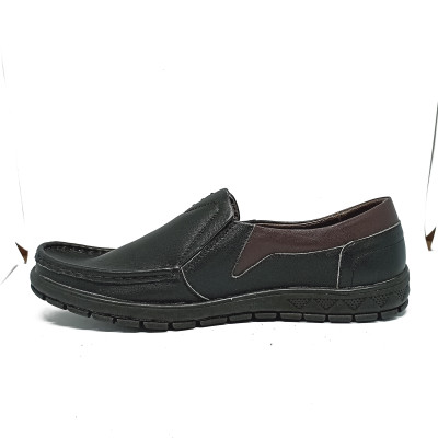 Giày tây nam Huy Hoàng da bò cao cấp màu đen HT7782