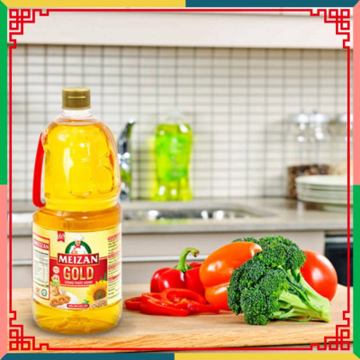 HÀNG CHÍN HÃNG - Dầu ăn Meizan Gold 2L, 1L Can to