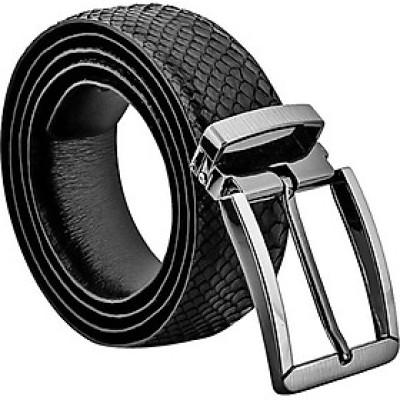 Thắt Lưng Nam Da Trăn Đầu Kim Huy Hoàng HT4307 - Đen