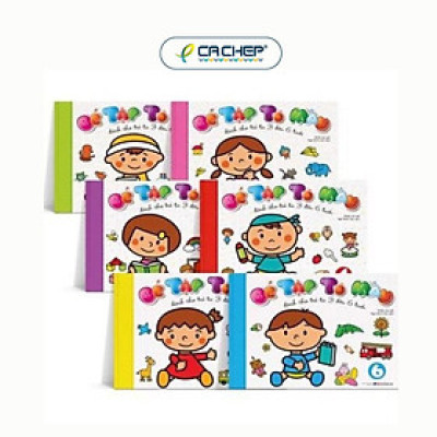 Combo 6 cuốn Bé tập tô màu
