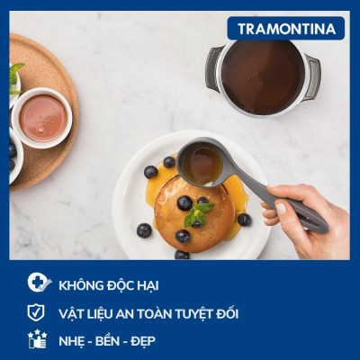 Muôi Múc Canh Nhỏ Tramontina 20cm Bằng Nhựa PA An Toàn Chịu Nhiệt Nhập Khẩu Brazil