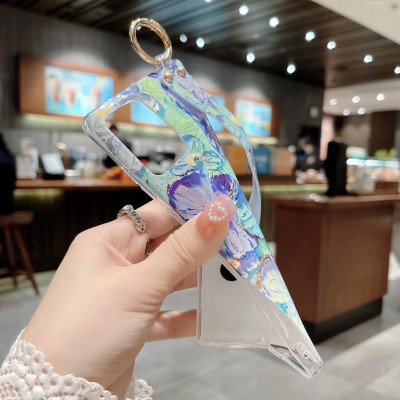 Ốp Lưng Cho Galaxy S25 Ultra / S24 Ultra / S23 Ultra / S23 PLus / S22 Ultra / S22 Plus / S21 Ultra / S21 Plus / Note 20 Ultra / Note 20 / Note10 Plus / Note 10 Hoa Màu Sơn Nước Đính Dây