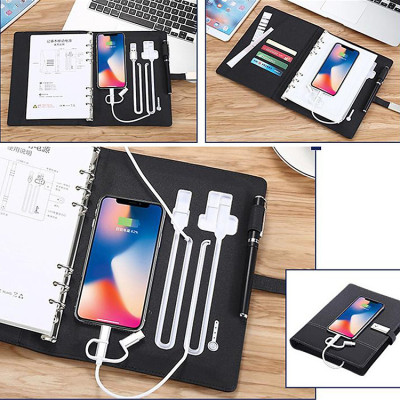 Sổ tay tích hợp sạc dự phòng (8.000 mah) + USB (16GB)-BAOKE/NB2725