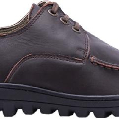 Giày Nam Thời Trang Cột Dây Huy Hoàng HT7121 - Nâu