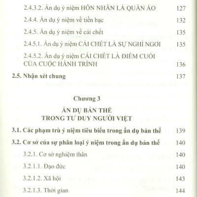 Ẩn Dụ Ý Niệm Trong Tư Duy Của Người Việt (Khảo Sát Trên Tư Liệu Ngôn Ngữ Đời Thường Của Người Việt Ở Một Số Tỉnh Đồng Bằng Bắc Bộ)