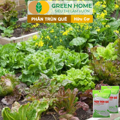 Phân Trùn Quế Greenhome, Lavamix, Bao 5kg, Nguyên Chất, Bổ Sung Dinh Dưỡng, Cải Tạo Đất, Bón Rau
