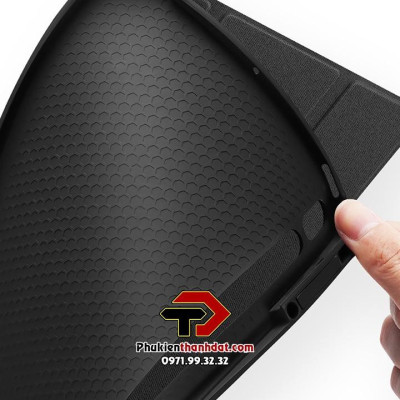 Bao da dành cho Samsung Tab S8 Plus/ S7 Plus/ S7 FE DOMO Series Lưng Dẻo Vải Jean Khay Bút - Hàng chính hãng