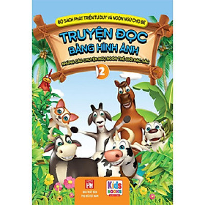 Sách - Bộ Sách Phát Triển Tư Duy Và Ngôn Ngữ Cho Bé - Truyện Đọc Bằng Hình Ảnh - Truyện Ngụ Ngôn Thế giới đặc sắc tập 2