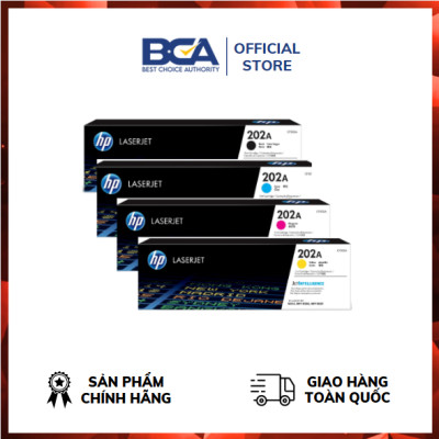Mực in HP 202A Yellow Original LaserJet Toner Cartridge (CF502A) - Hàng chính hãng