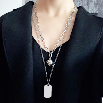 Dây chuyền 2 lớp retro punk rock đa phong cách